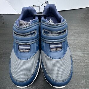 Kids Blue and Gray Sneakers